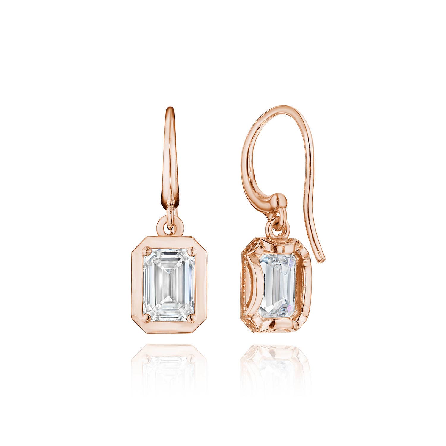 TACORI Allure | Diamond French Wire Earring - 1.5ct FE824EC65X45LDPK