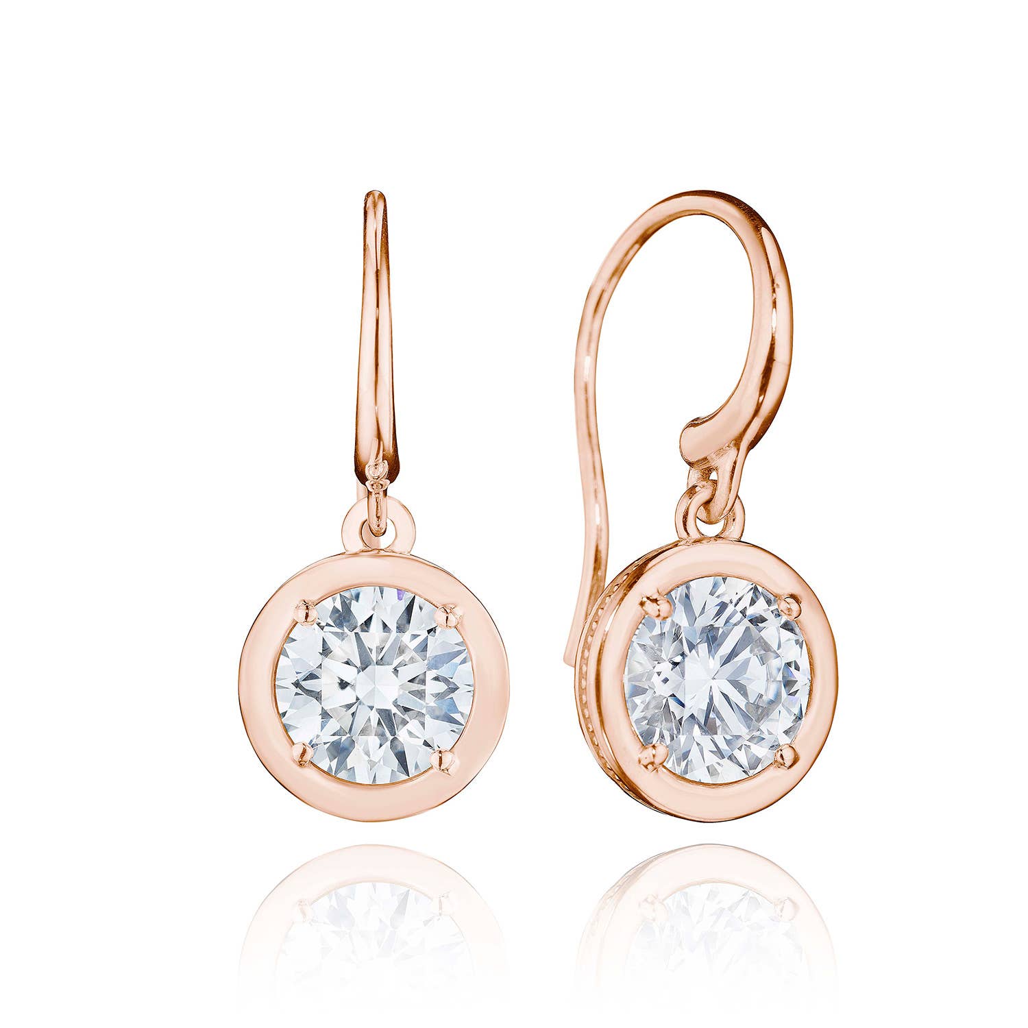 TACORI Allure | Diamond French Wire Earring - 3.08ct FE824RD75LDPK