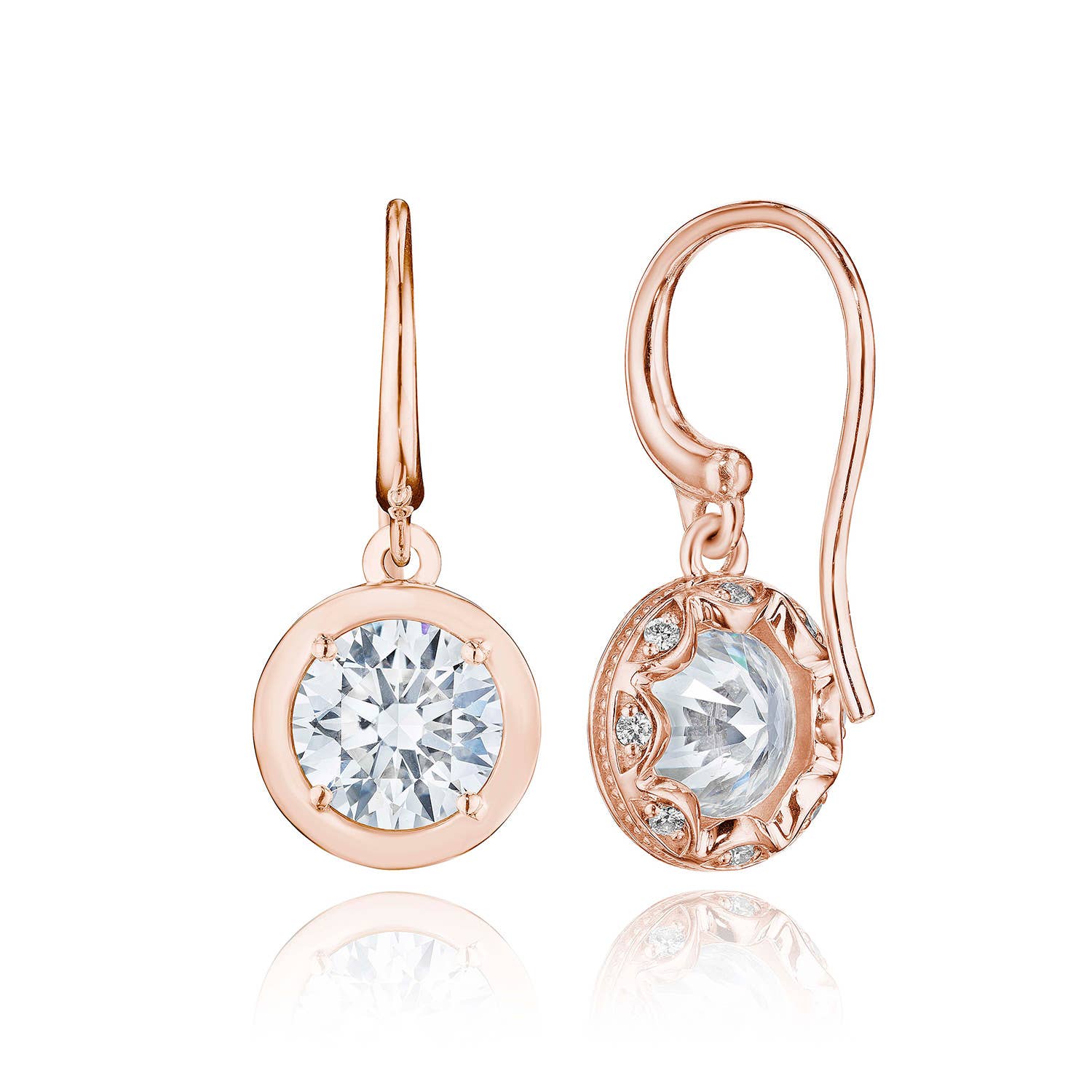 TACORI Allure | Diamond French Wire Earring - 3.08ct FE824RD75LDPK