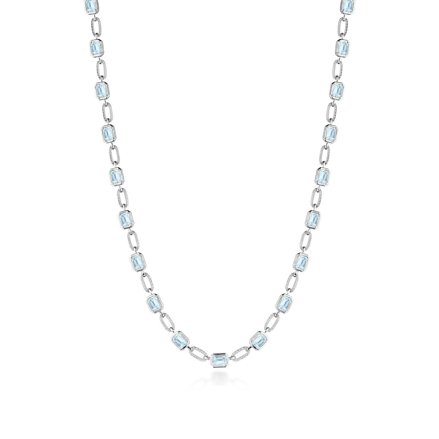 TACORI Allure | Sky Blue Topaz Link Necklace FN825EC55X4BT16