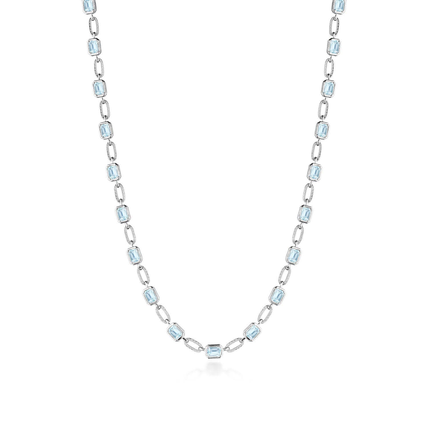 TACORI Allure | Sky Blue Topaz Link Necklace FN825EC55X4BT16