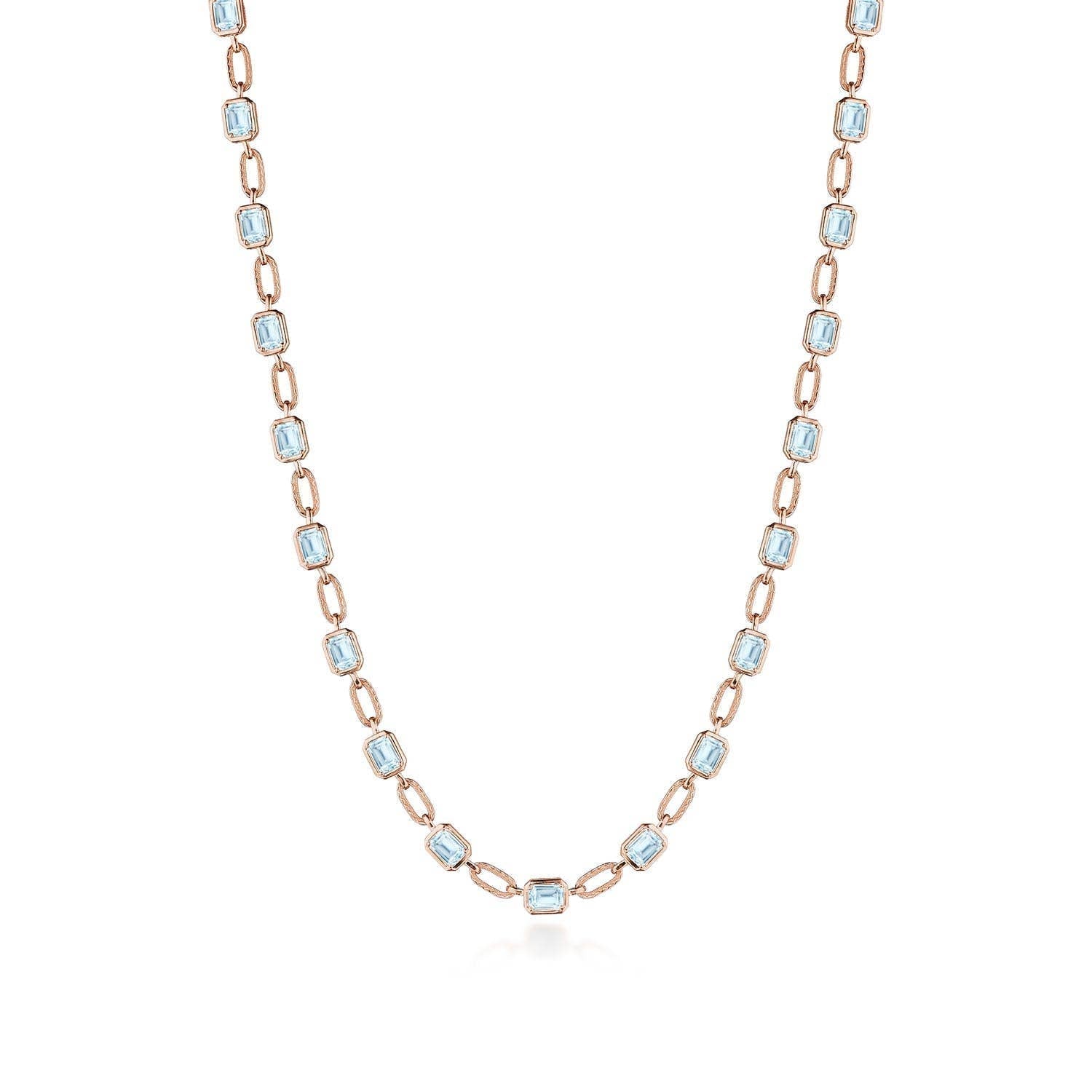 TACORI Allure | Sky Blue Topaz Link Necklace FN825EC55x4BT16PK