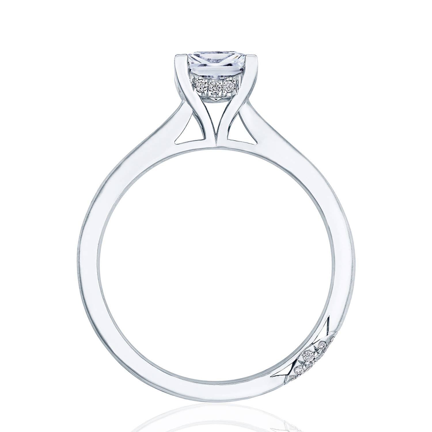 Founder's Collection | Princess Solitaire Engagement Ring HT2580PR55