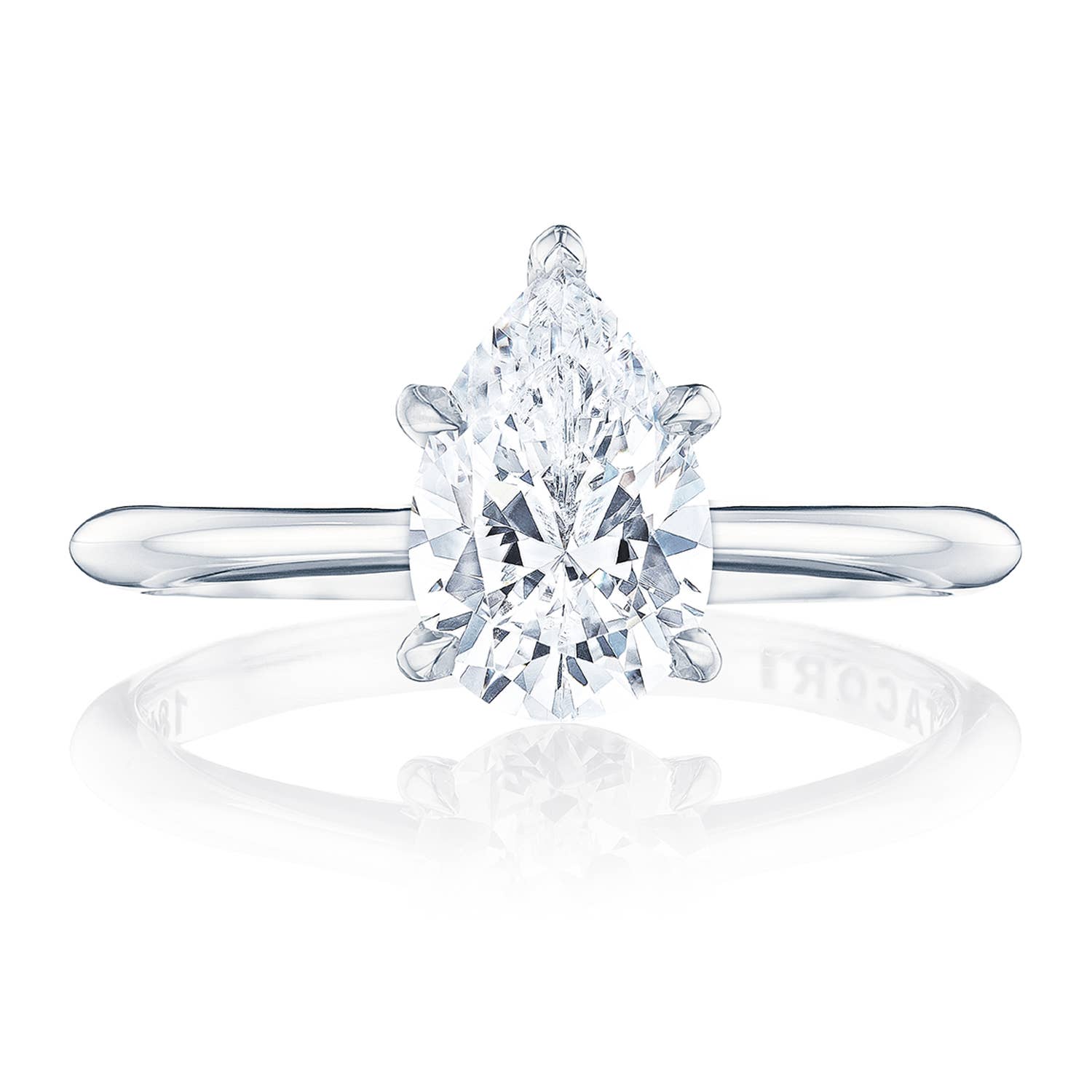 Founder's Collection | Pear Solitaire Engagement Ring HT2580PS9x6