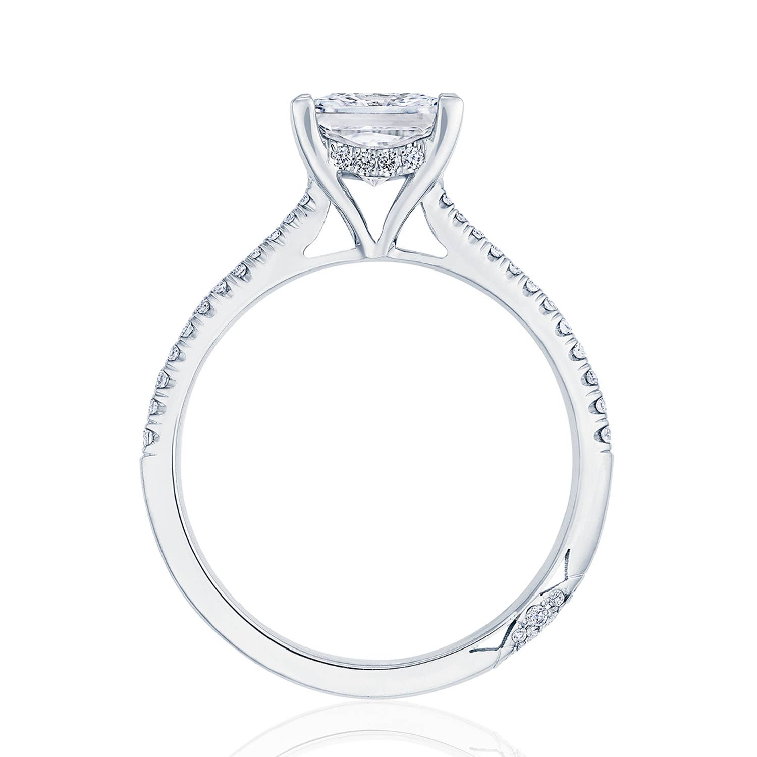 Founder's Collection | Princess Solitaire Engagement Ring HT2581PR65