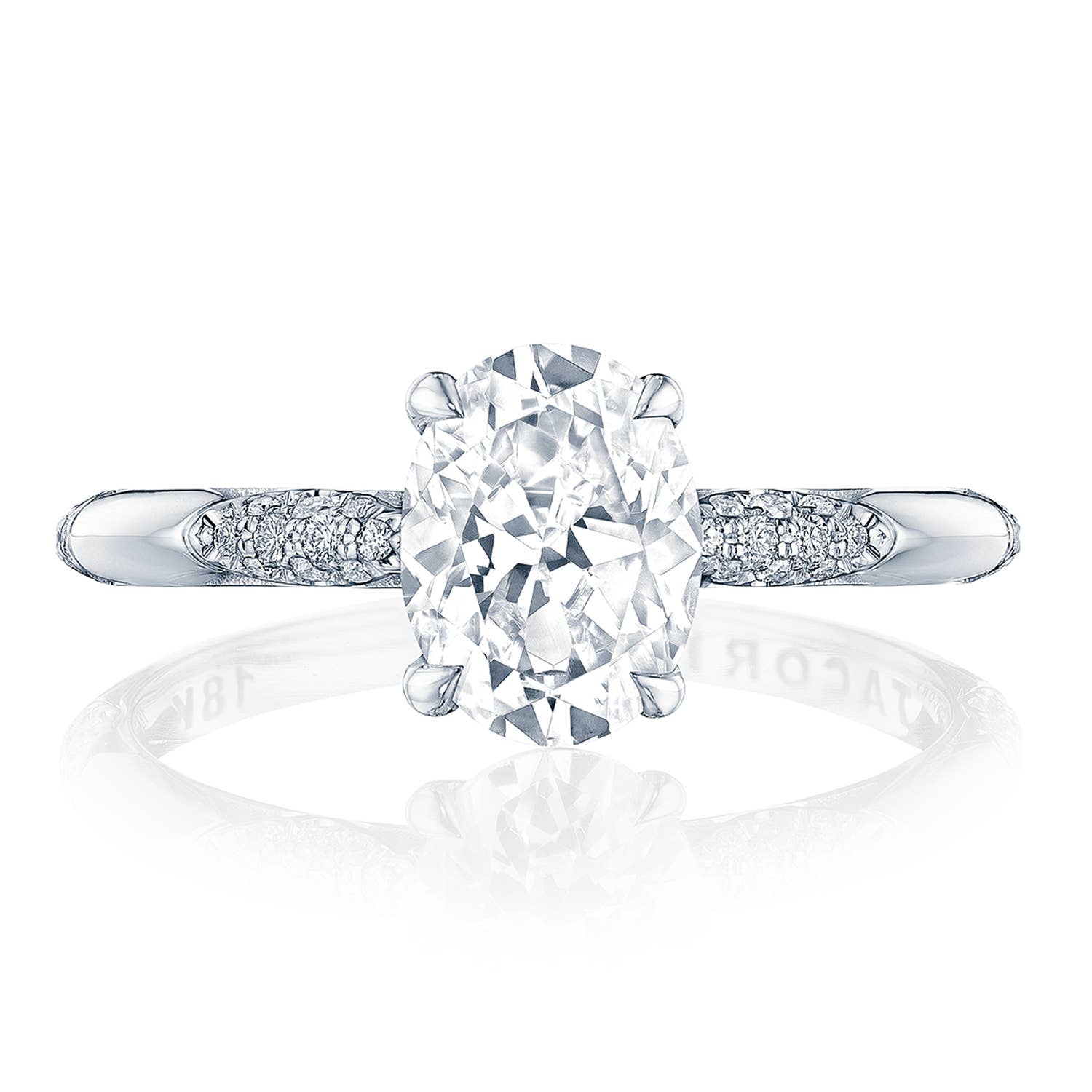 Founder's Collection | Oval Solitaire Engagement Ring HT2582OV8x6