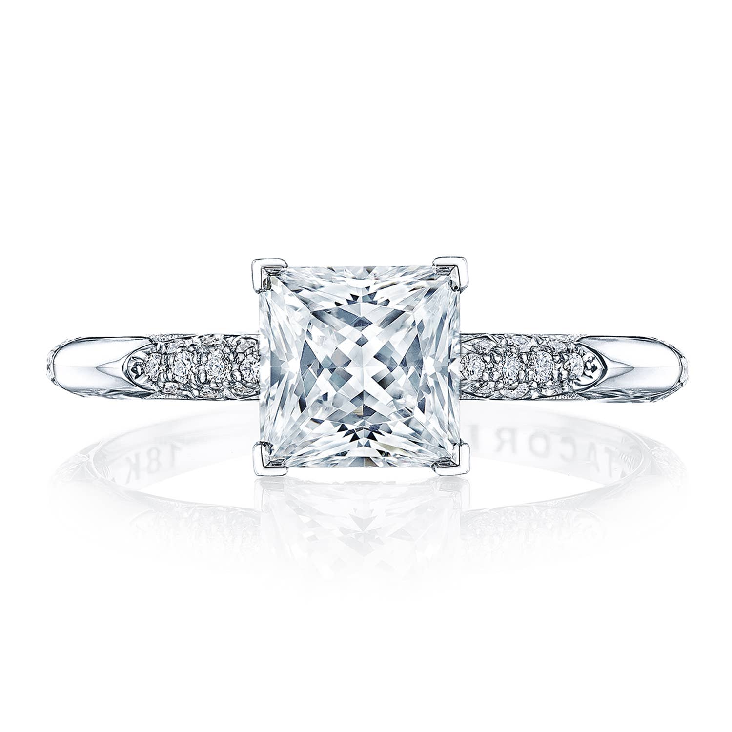 Founder's Collection | Princess Solitaire Engagement Ring HT2582PR6