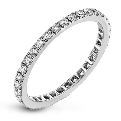 Eternity Wedding Band in 18k Gold with Diamonds MR1686-B-ET