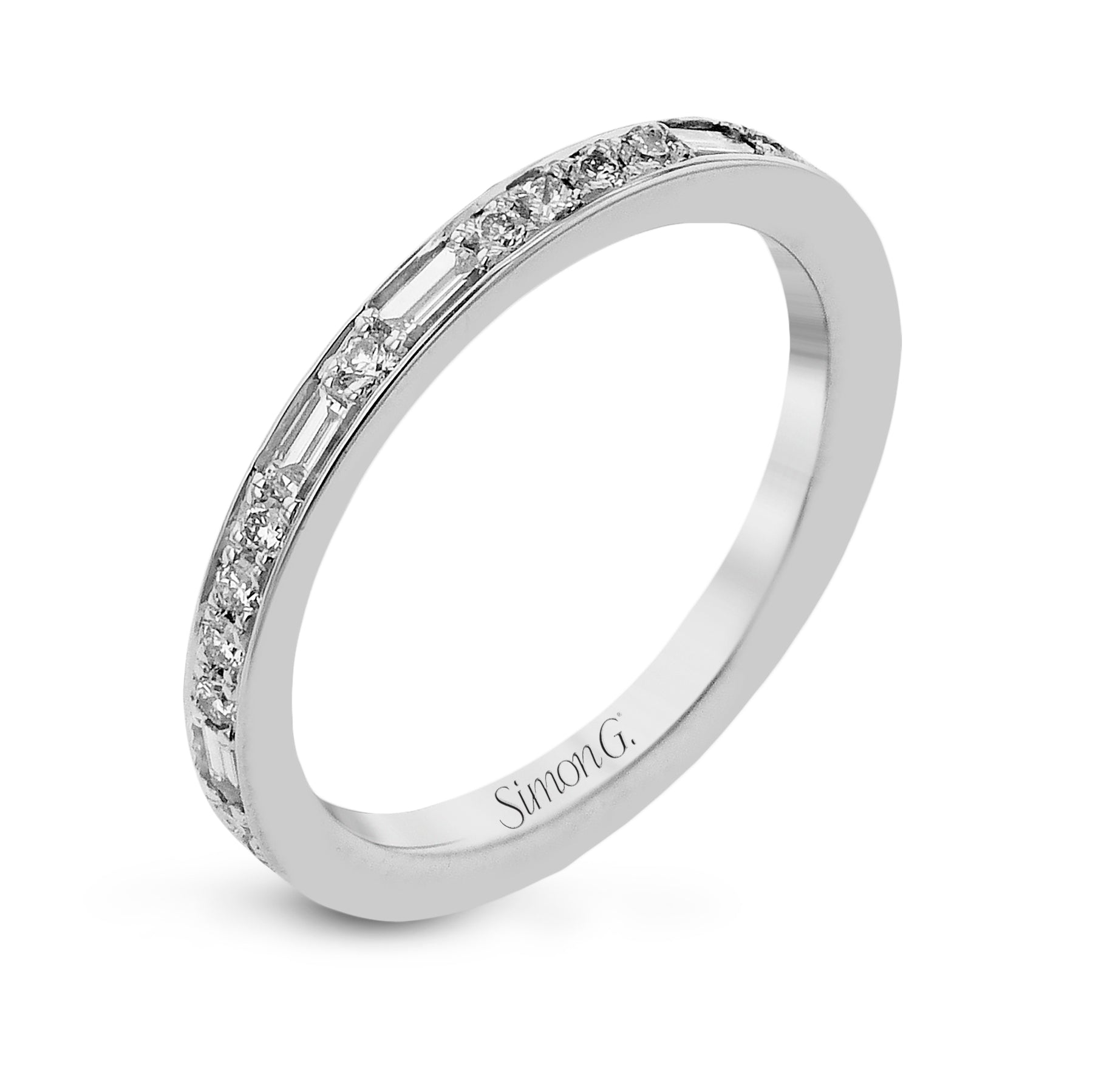 Eternity Wedding Band in 18k Gold with Diamonds MR2220-B-ET