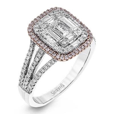 Right Hand Ring In 18k Gold With Diamonds MR2627