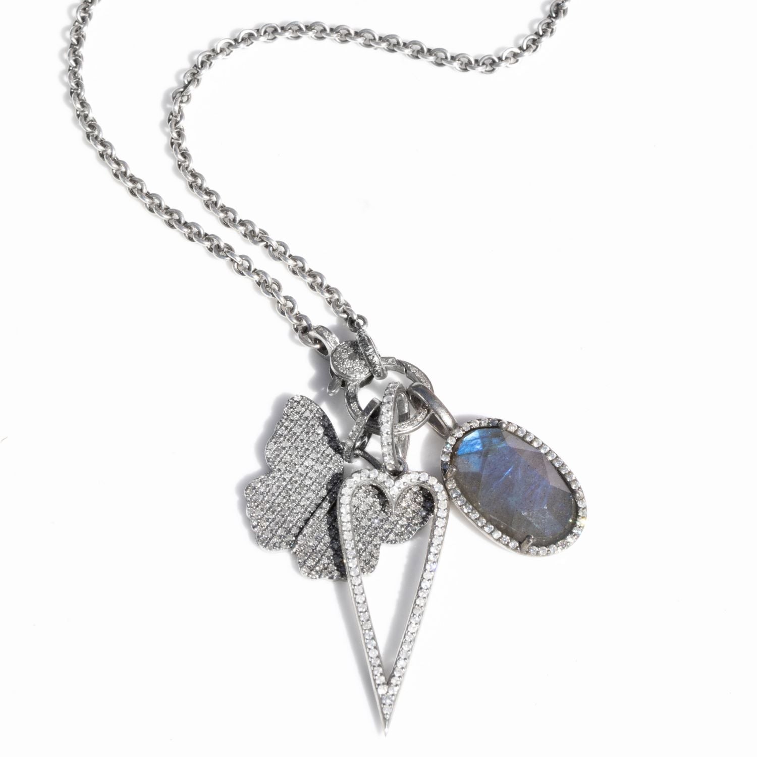 Freedom, Love, Acceptance Diamond Pendant Necklace N0003238 - TBird