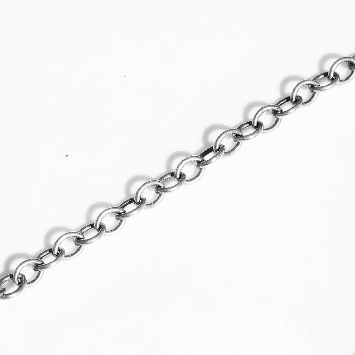 Short Link Chain Necklace with Diamond Claw Clasp -18” NB000059 - TBird