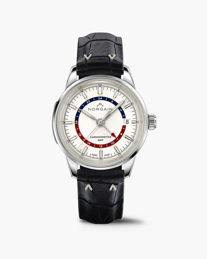NORQAIN Freedom 60 GMT 40mm Silver Dial Automatic
