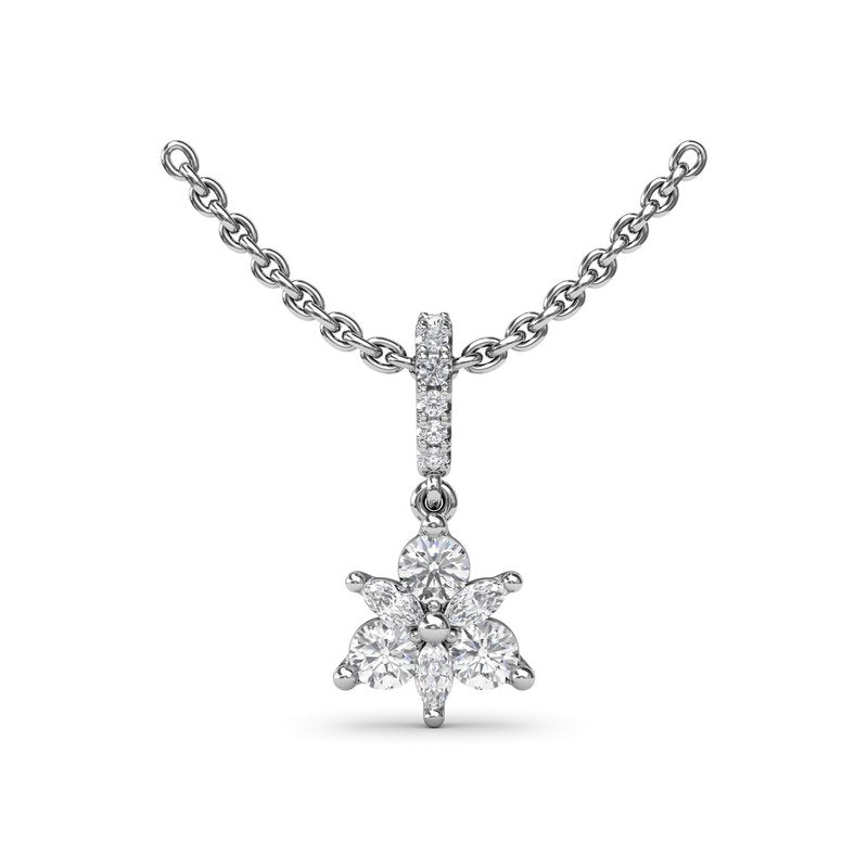 Trio Stud with Marquise Diamond Pendant P1894D - TBird