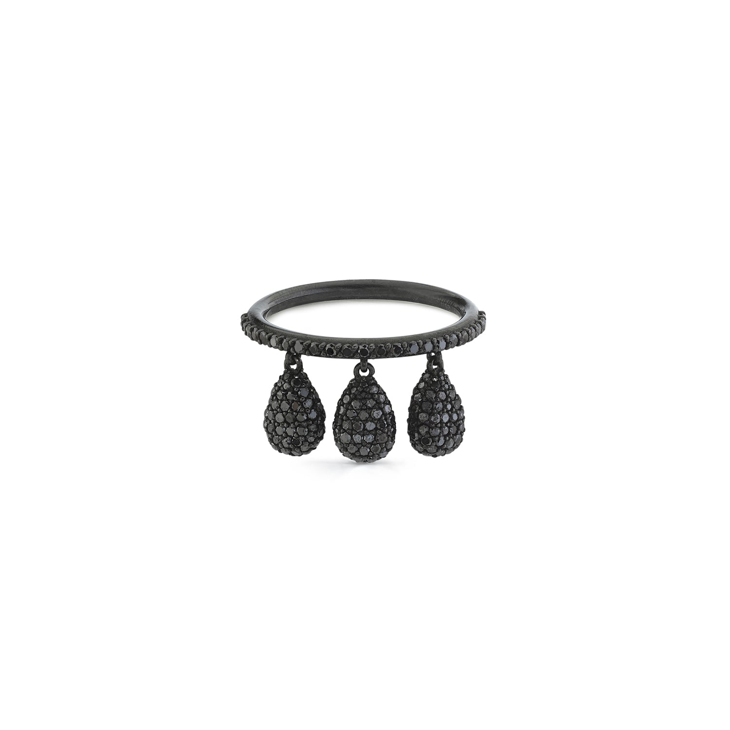 Black Diamond Shaker Ring RB016 - TBird