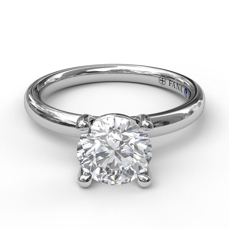 Classic Round Cut Solitaire Engagement Ring S3842 - TBird