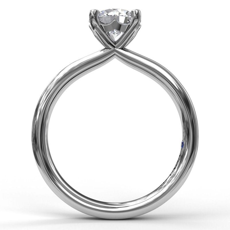 Timeless Round Cut Solitaire Engagement Ring S3933 - TBird