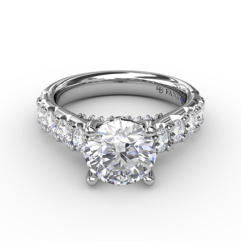 Classic Round Diamond Solitaire Engagement Ring S4018 - TBird