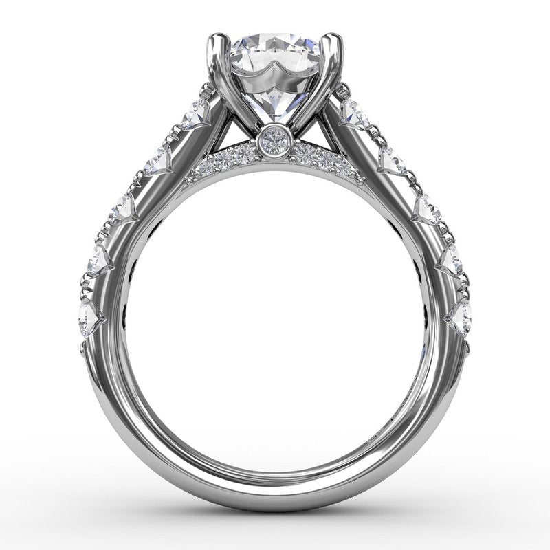 Classic Round Diamond Solitaire Engagement Ring S4018 - TBird