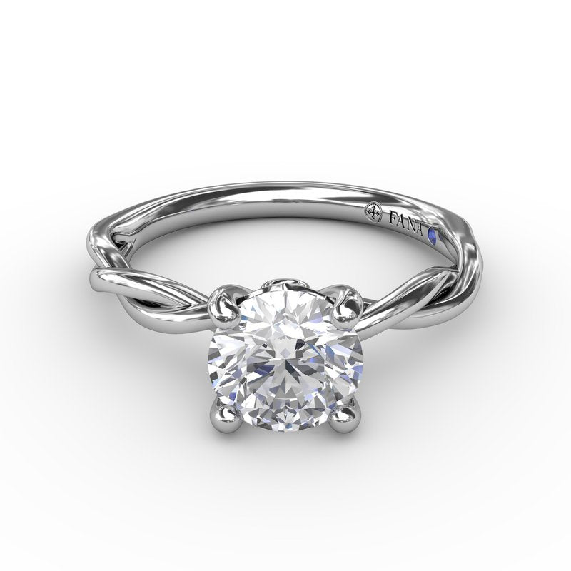Elegantly Twisted Engagement Ring S4064 - TBird