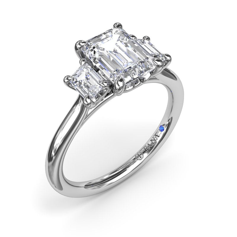 Three Stone Beauty Diamond Engagement Ring S4069 - TBird