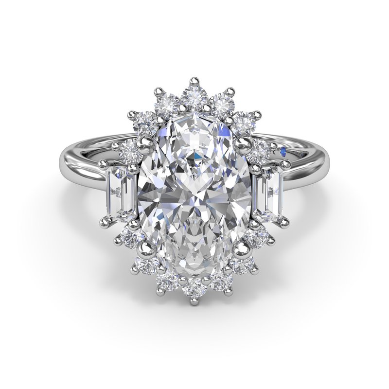 Modern Edge Diamond Engagement Ring S4224 - TBird