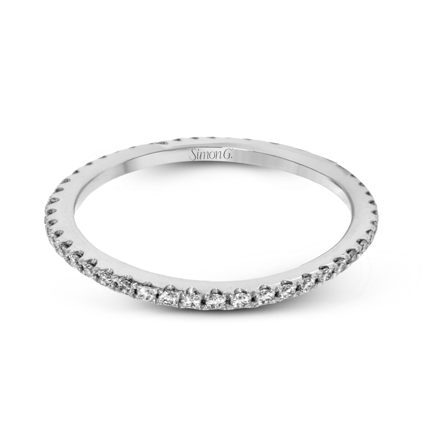 Eternity Wedding Band in 18k Gold with Diamonds TR128-B-ET
