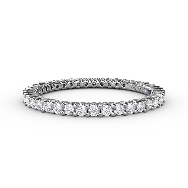 Classic Round Shared Prong Eternity Band W6123 - TBird
