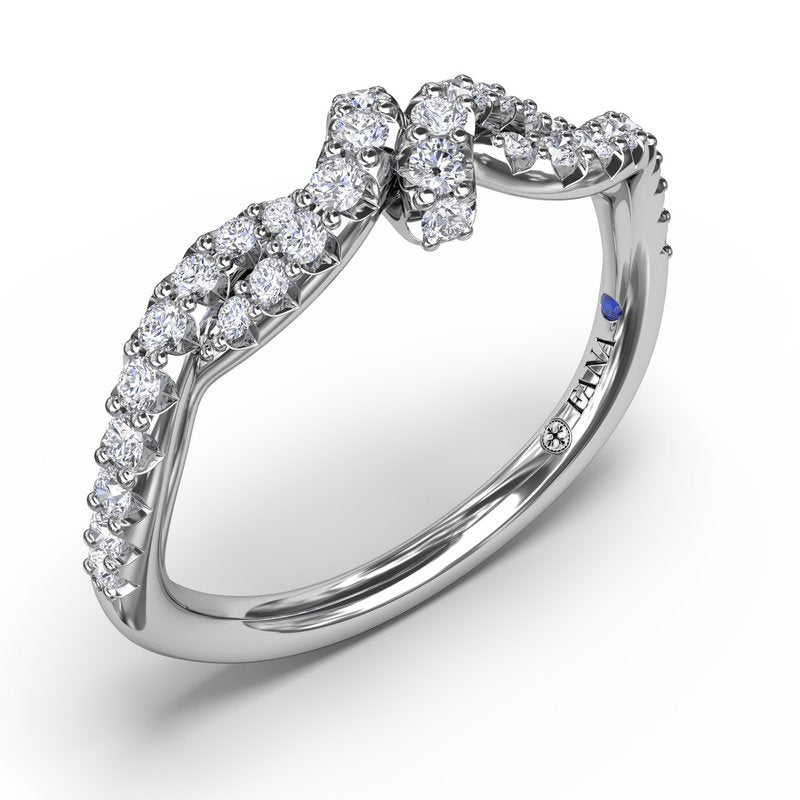 Tie the Knot Diamond Ring W7439 - TBird