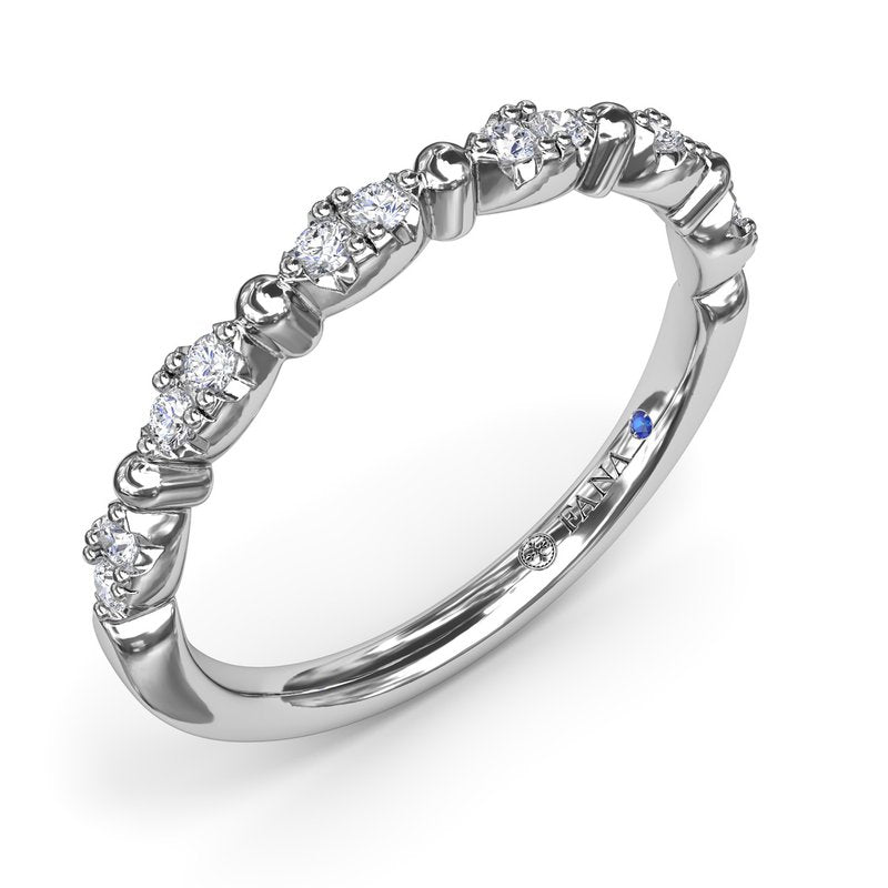 Floating Shared Prong Diamond Band W7503 - TBird