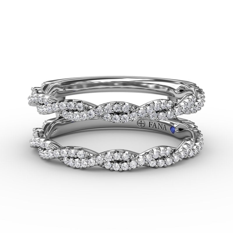 Tight Twist Diamond Insert Ring W8007 - TBird