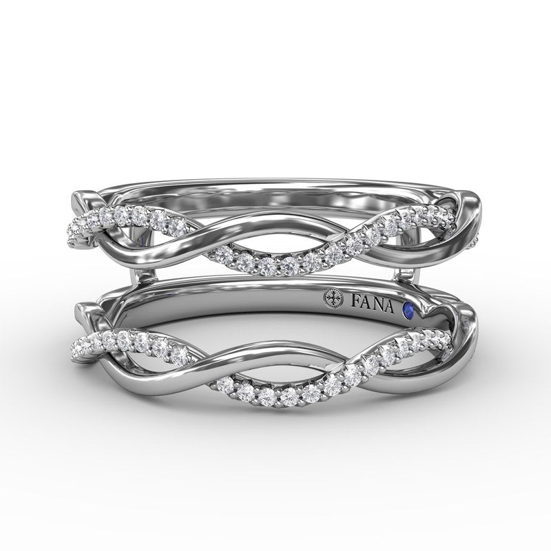 Diamond Twist Insert Ring W8008 - TBird