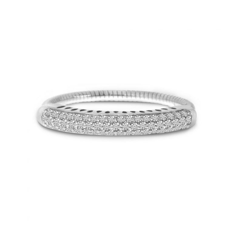 SPRYNGS DIAMOND PAVE STRETCH RING 0.33CT BVR1067