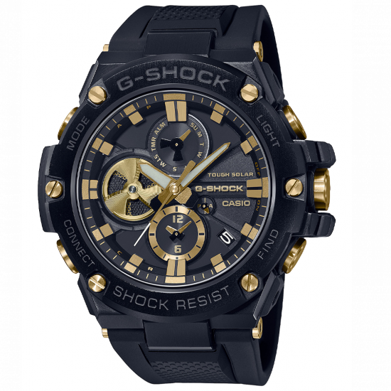 Casio G-Shock GSTB100GC-1A G-Steel Gold Luxury Military